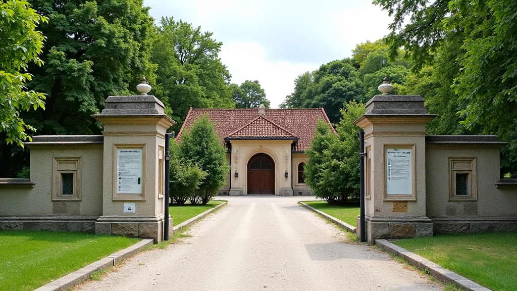 Kernavės archeoparko vartai ir informacinis centras, lankytojų įėjimas